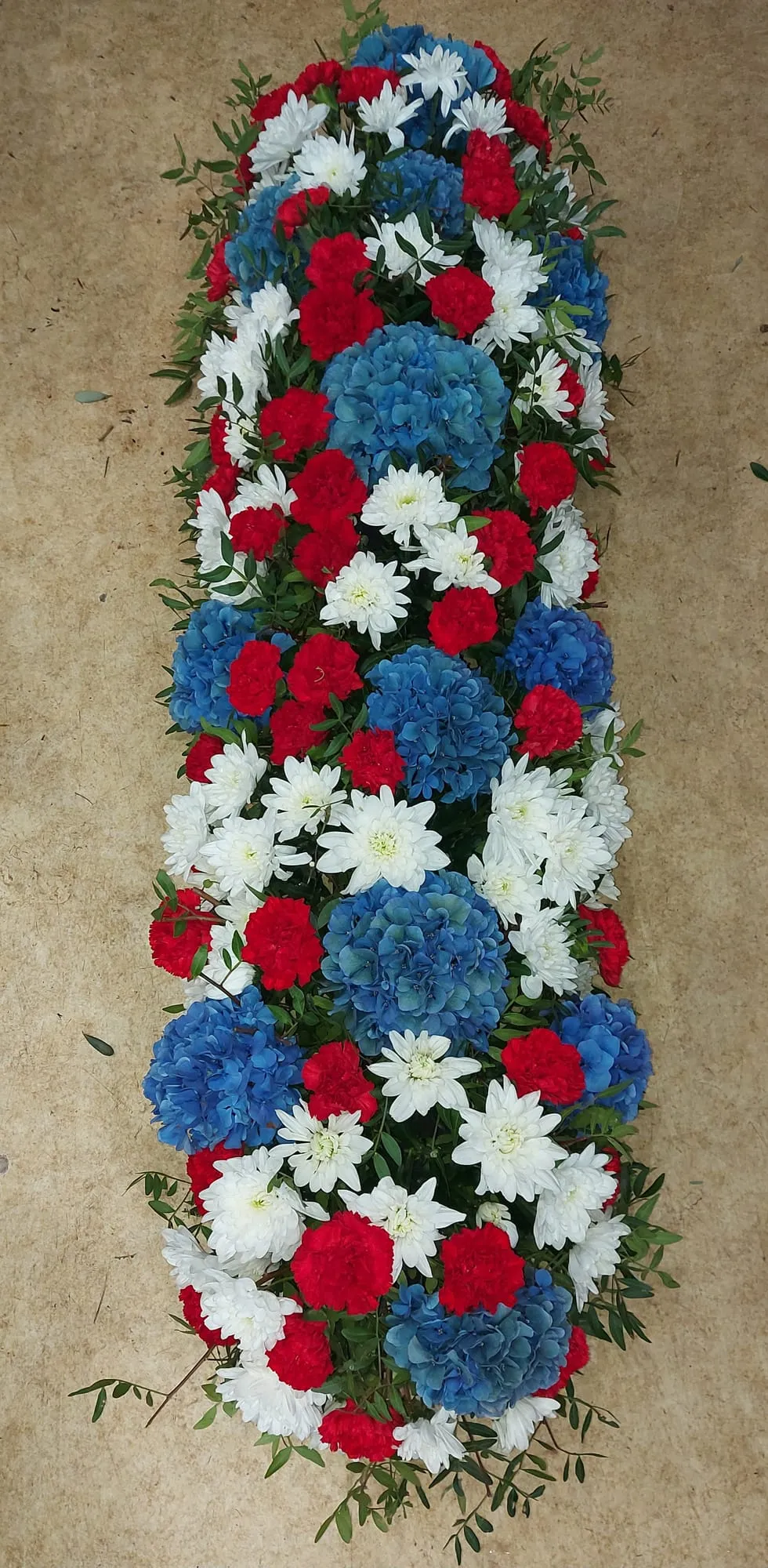 Gerbe tricolore bleu blanc rouge
